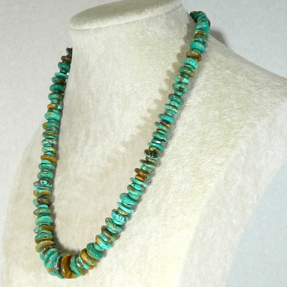 Jay King Mine Finds Turquoise w/ Turquoise Bead Necklace 925 HSN - Picture 3 of 14